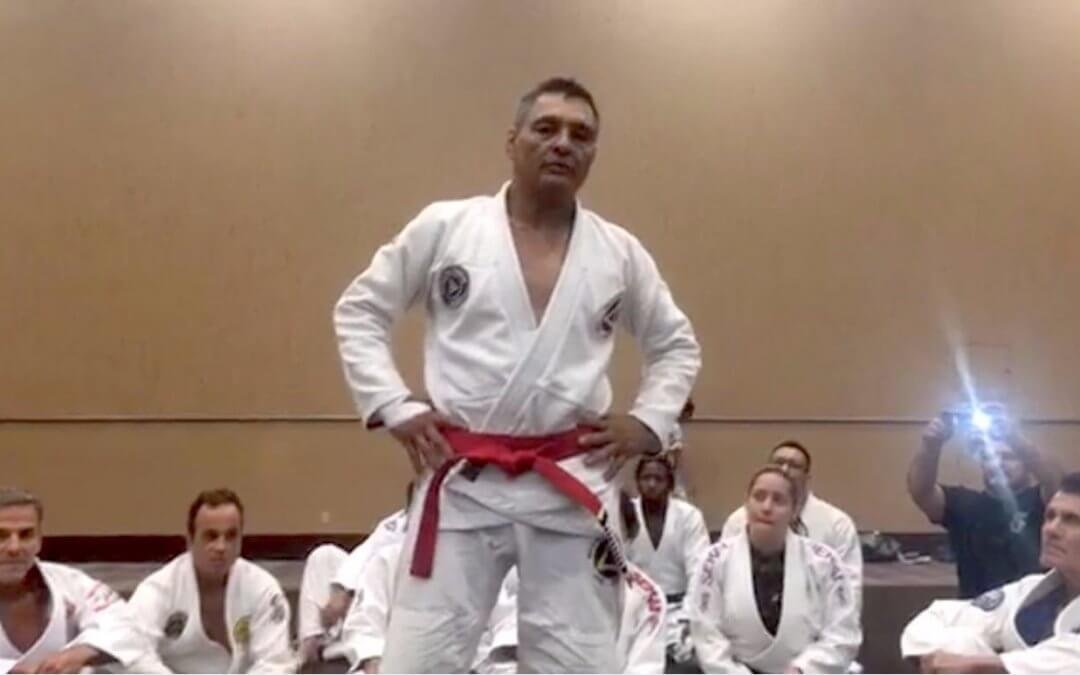 WATCH: Rickson Gracie Promoted to Red Belt