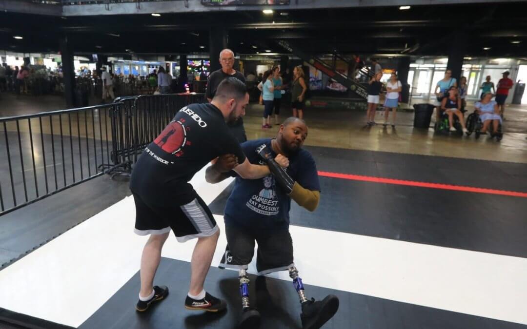 Disabled Veterans Show Off Jiu Jitsu Skills