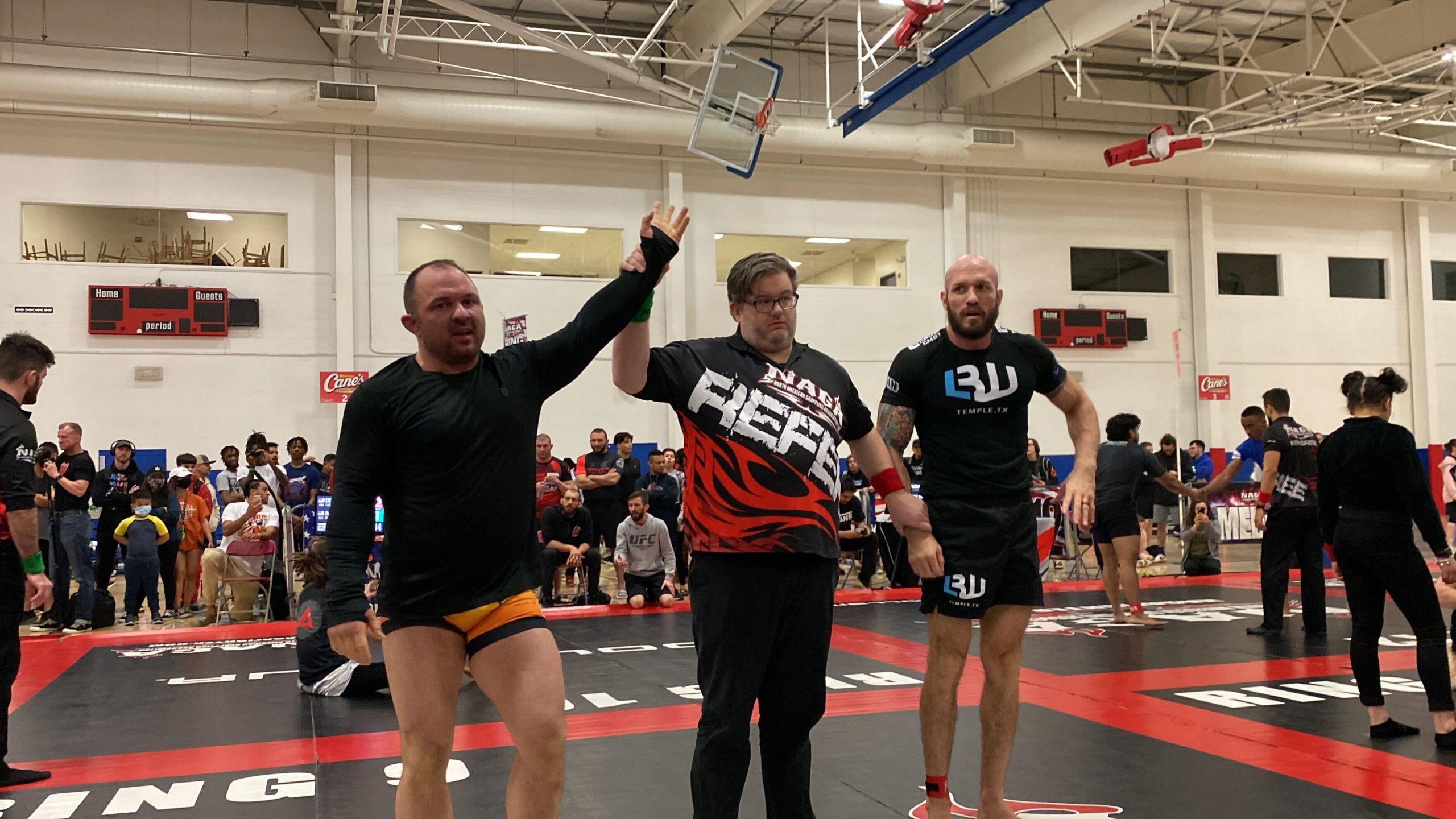 BJJ Black Belt Charley Blanchard wins against Travis Moore in the NAGA finals